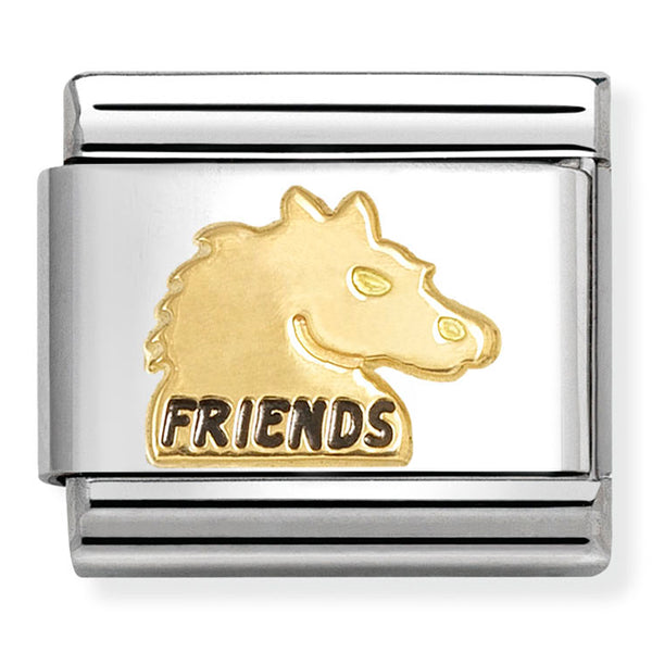 Animal - Friends Horse Gold Charm
