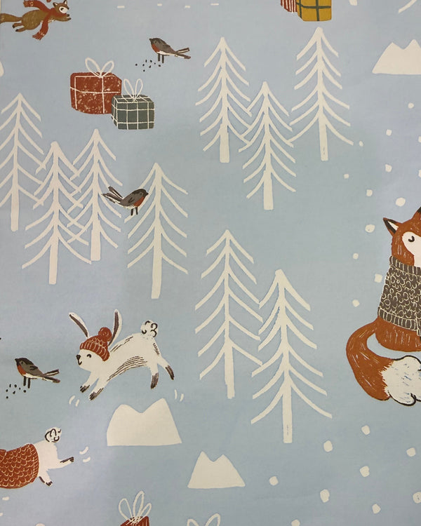 Gift Wrapping - Winter Woodland Friends