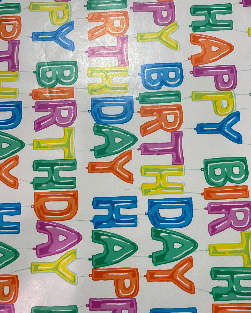 Gift Wrapping - Happy Birthday