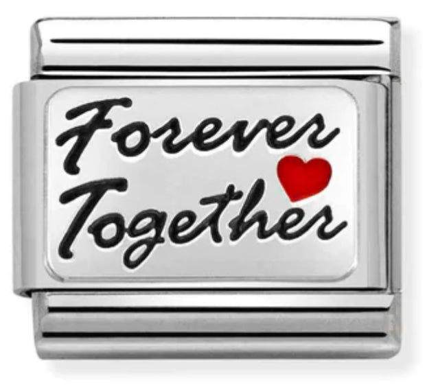 Forever Together Silver Charm