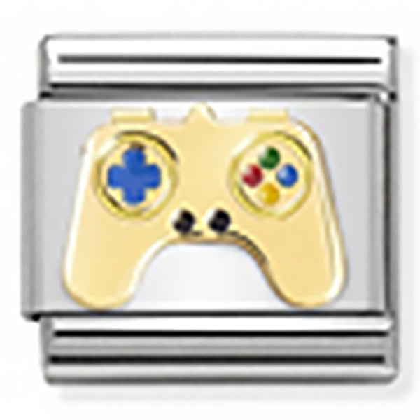 Hobbies - Gaming Console Controller Gold Charm