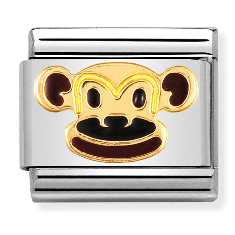 Animals - Monkey Gold Charm