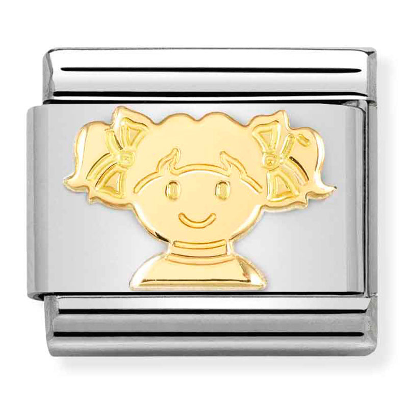 Family - Girl Gold Charm