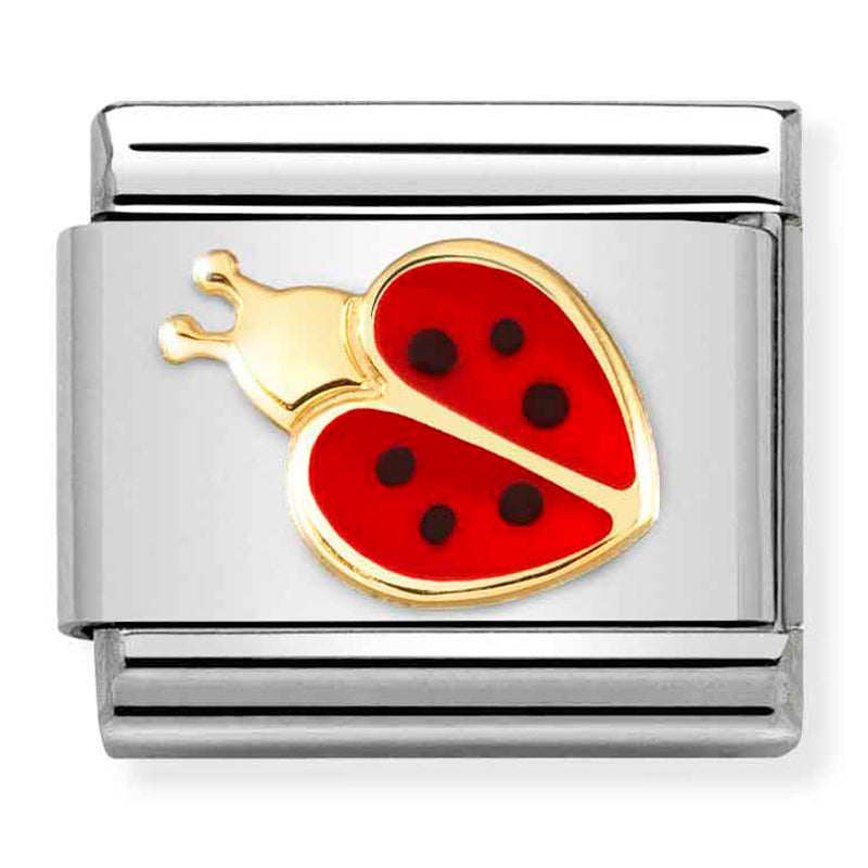 Animals - Red Ladybug Gold Charm