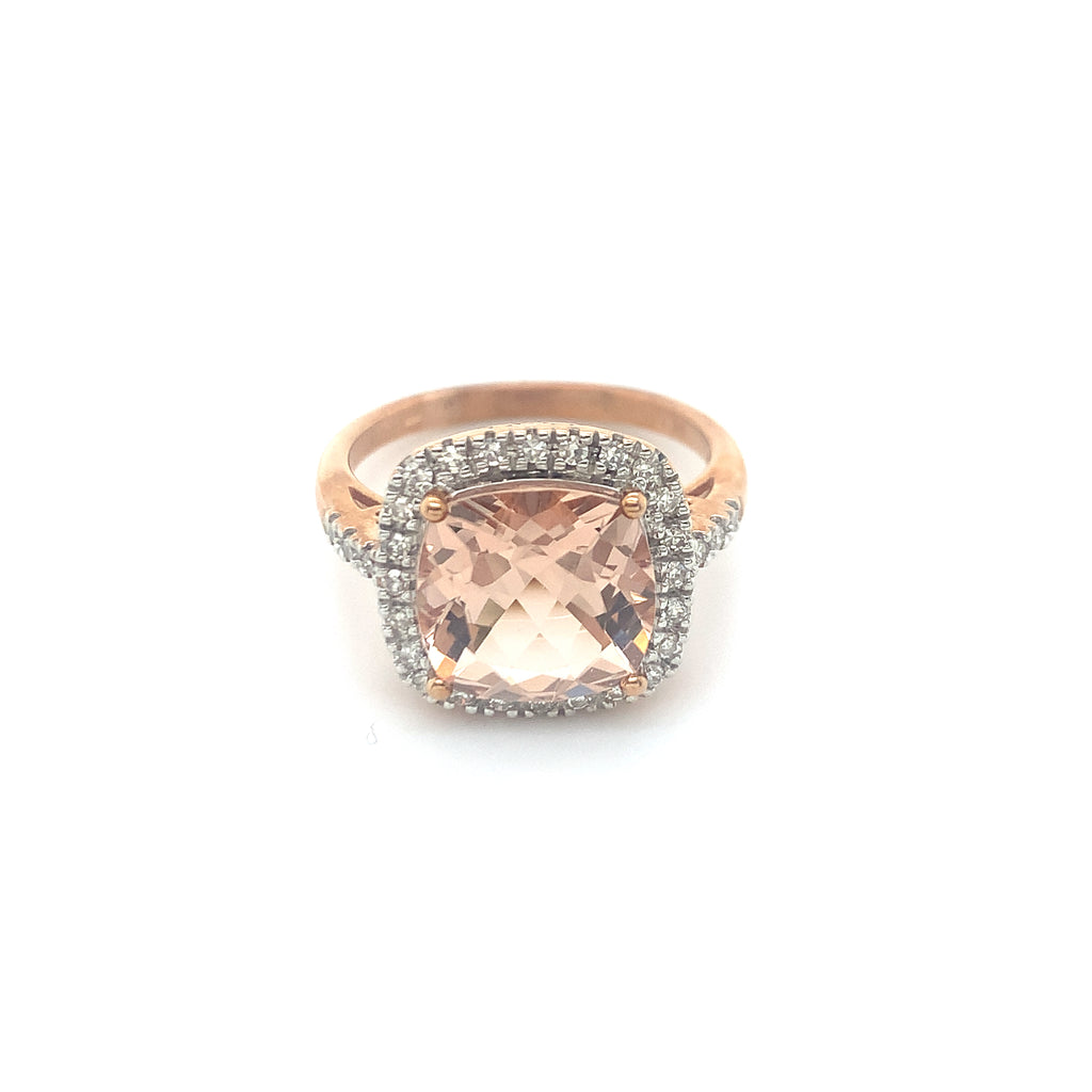 Cassie Morganite Ring