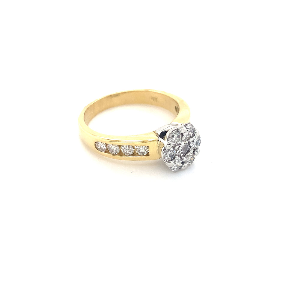 Eva Diamond Flower Ring
