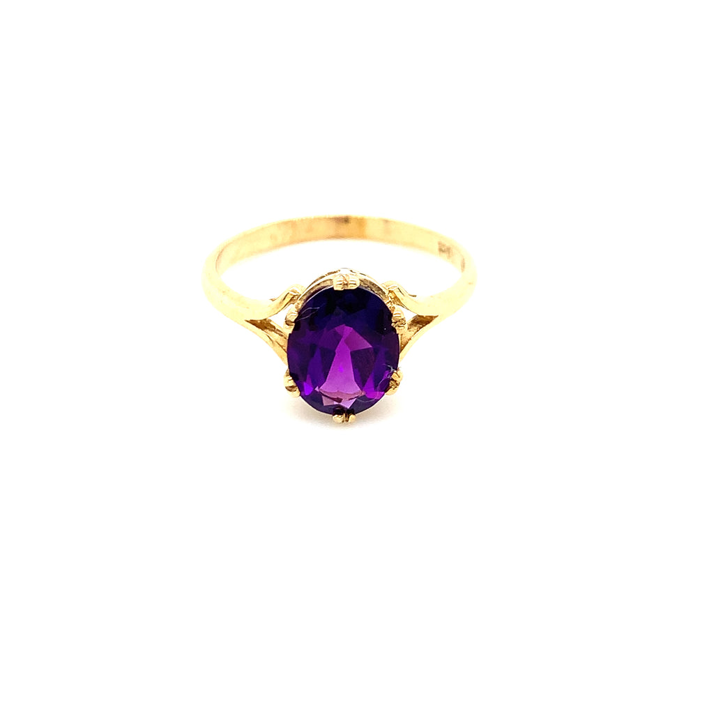 Amy Amethyst Ring