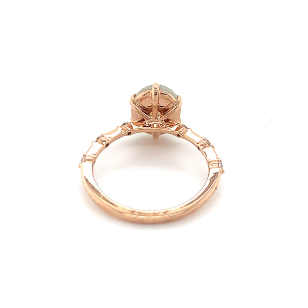 Luna Opal Rosegold Ring