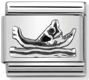 Travel - Gondola Relief (Venice) Silver Charm