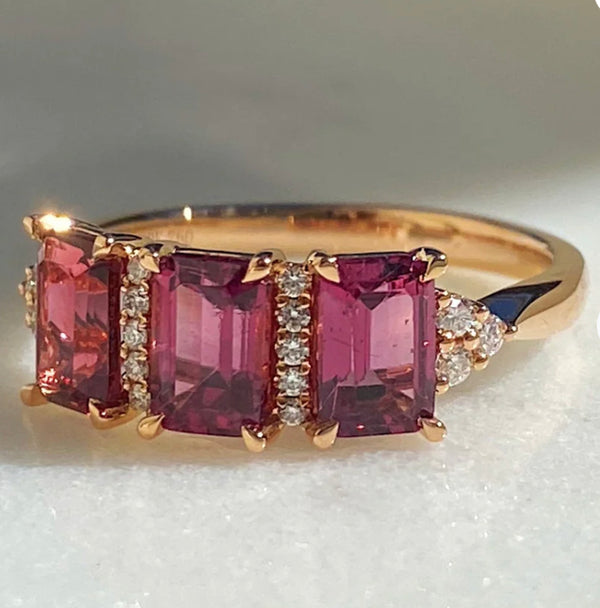 Giovanna Pink Tourmaline Ring
