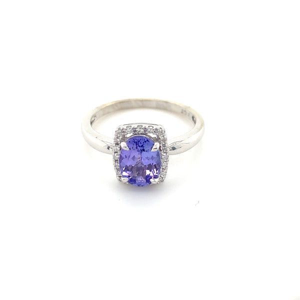 Natalie Tanzanite White Gold Ring