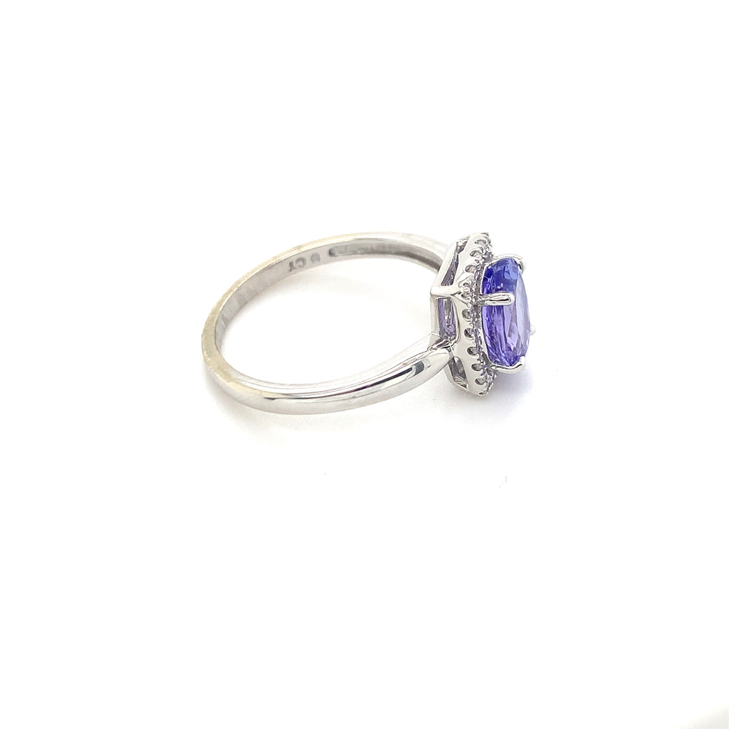 Natalie Tanzanite White Gold Ring