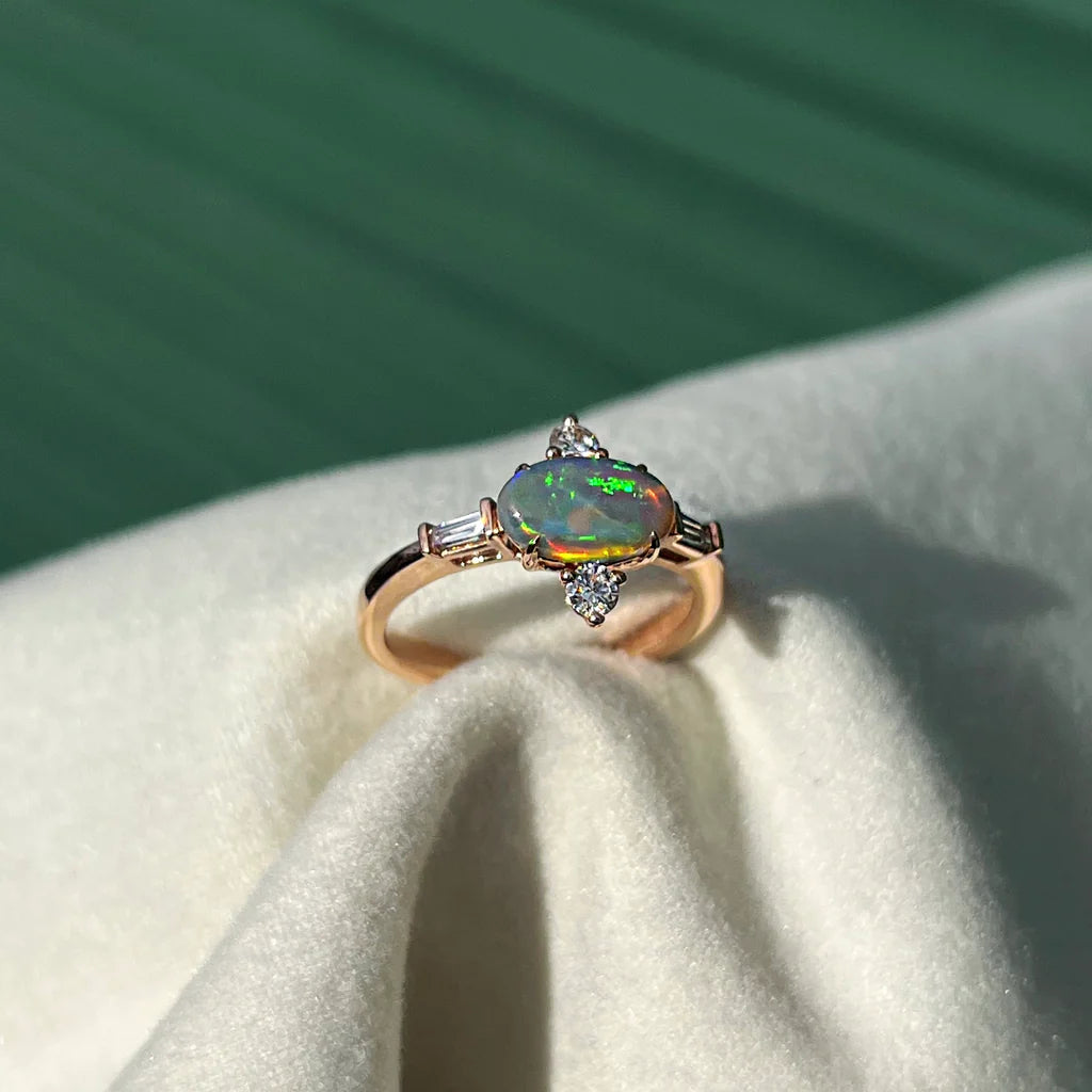 Viola Opal Ring