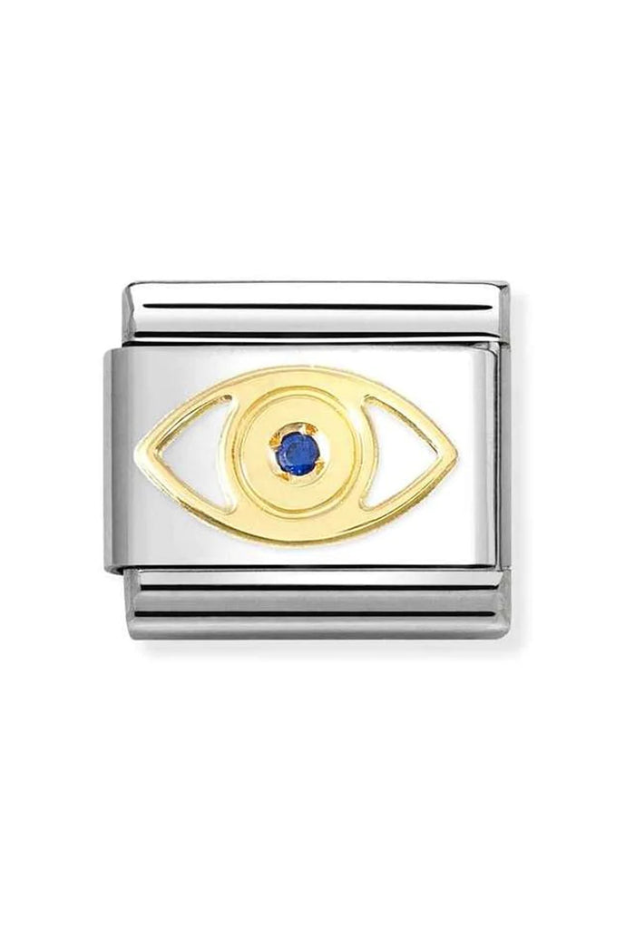 Greek Eye Gold Charm