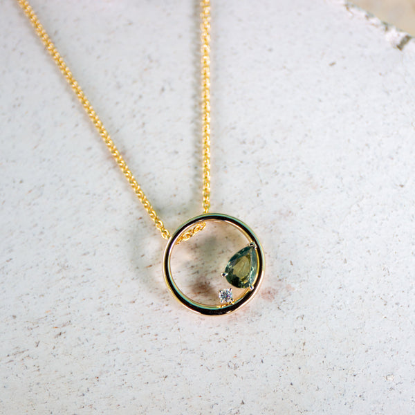 Aura Sapphire Necklace