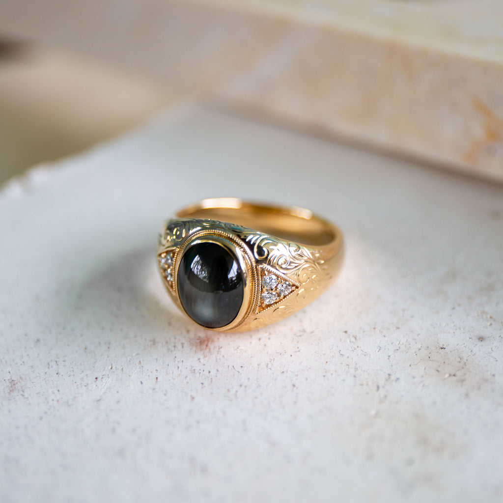 Axel Star Sapphire Ring