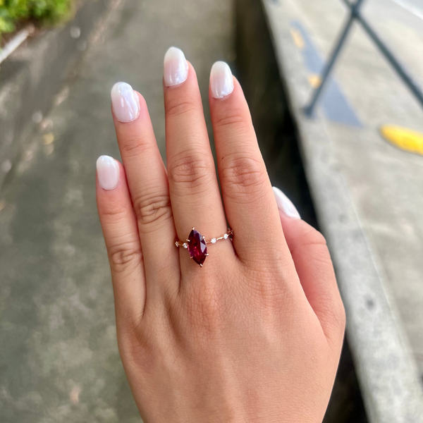 Mia Garnet Ring