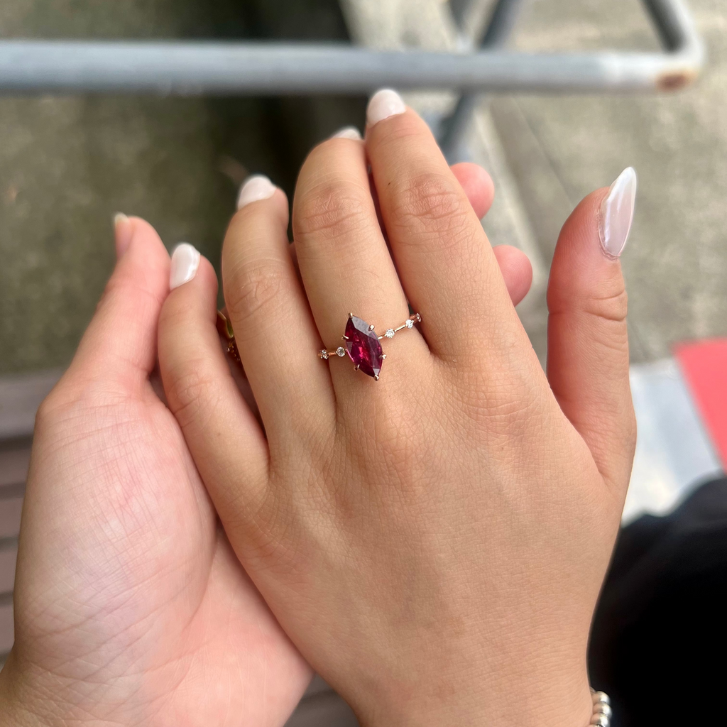 Mia Garnet Ring