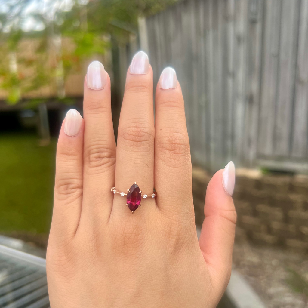 Mia Garnet Ring