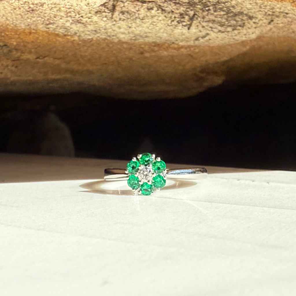 Hailey Emerald Ring