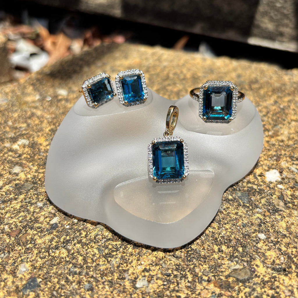 Lewisham London Blue Topaz Ring