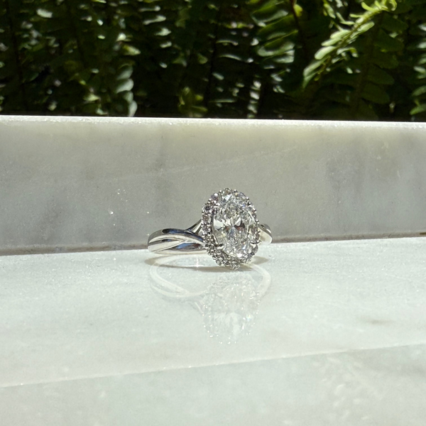 Amelia Lab Diamond Ring