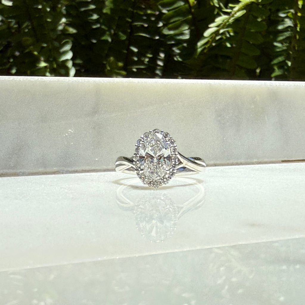 Amelia Lab Diamond Ring