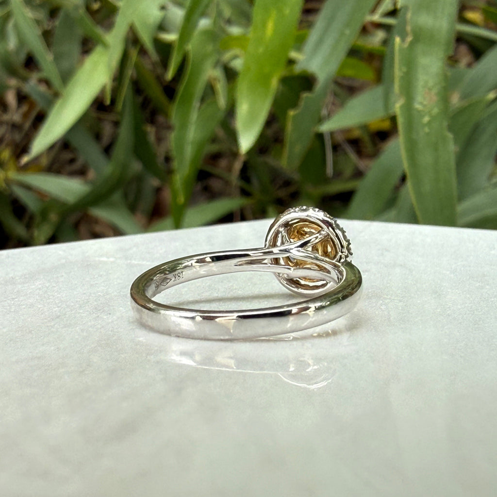 Solara Yellow Diamond Bloom Ring