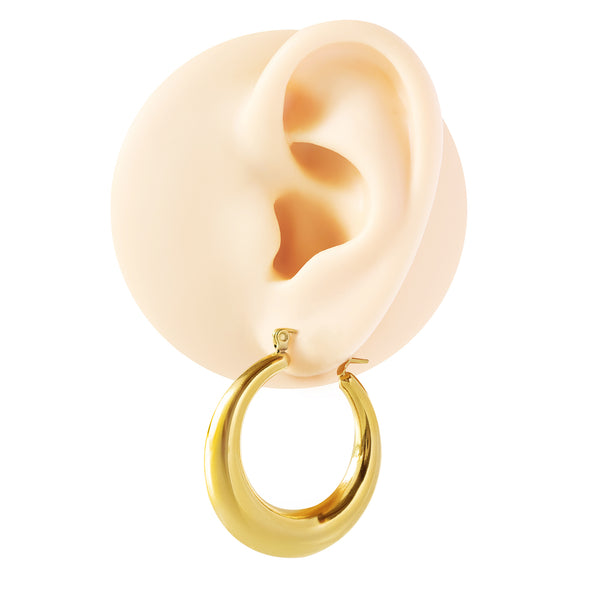 Stainless Steel Hoop Earring