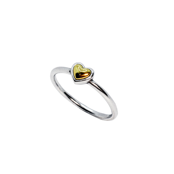Ring - Two Tone Heart