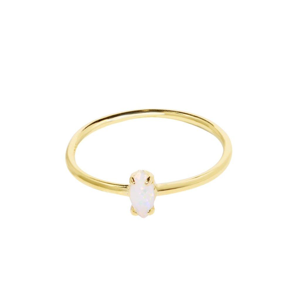 Ring - Marquee White Opalite