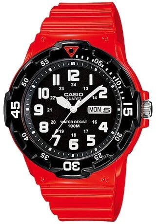Casio Gents Diver Look Red Resin/BLK LCD