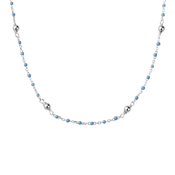 Blue Beaded Necklace