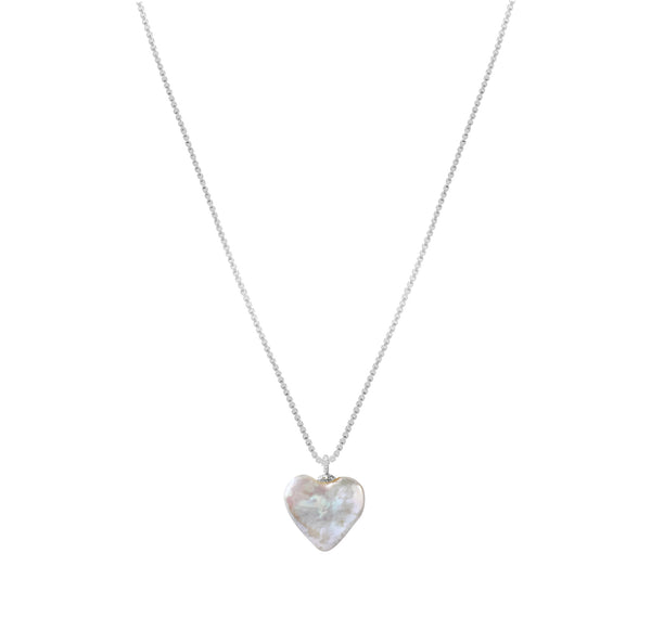 Necklace - Heart of Pearl Necklace - 2 colours
