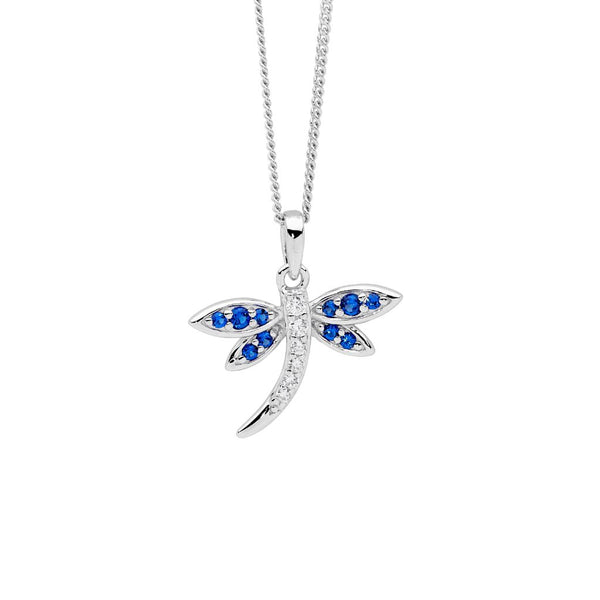 Dragonfly with CZ Pendant - 2 Colours