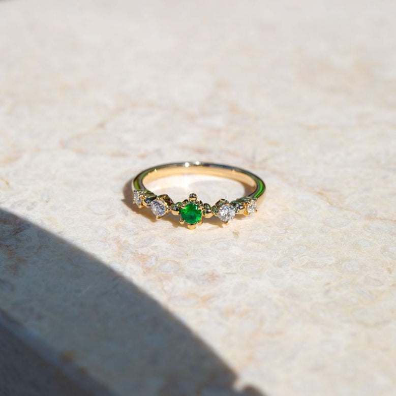 Rhonda Emerald Ring