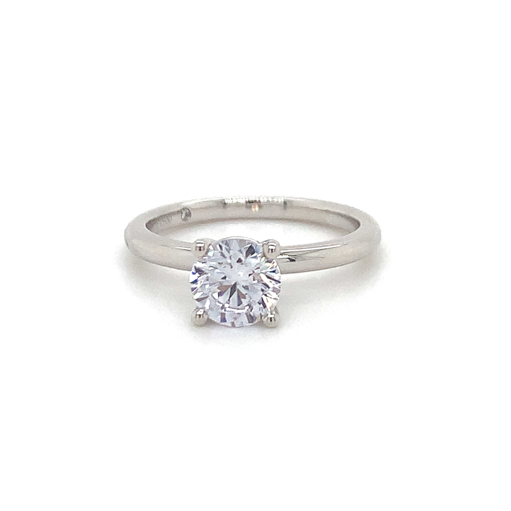 Minnie CZ Platinum Ring