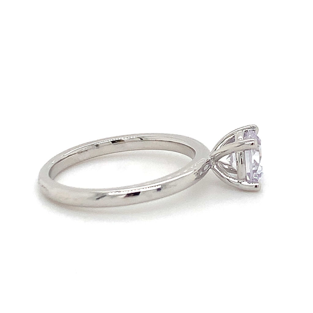 Minnie CZ Platinum Ring