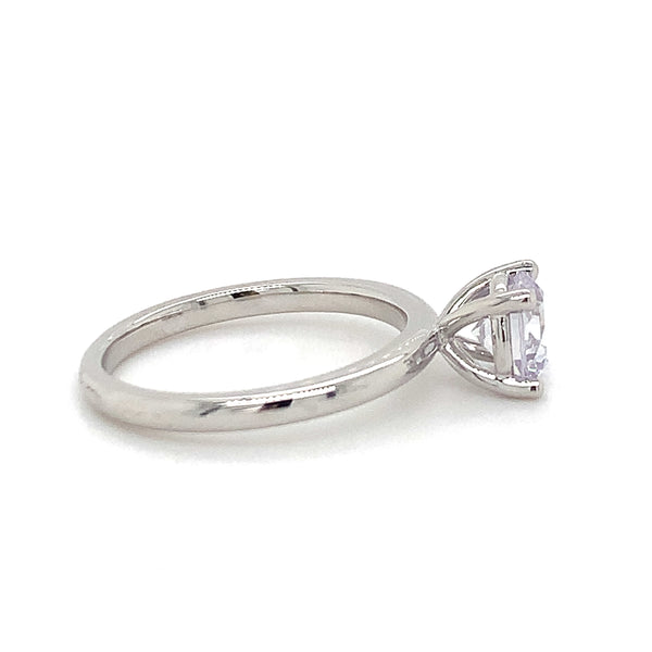 Minnie CZ Platinum Ring