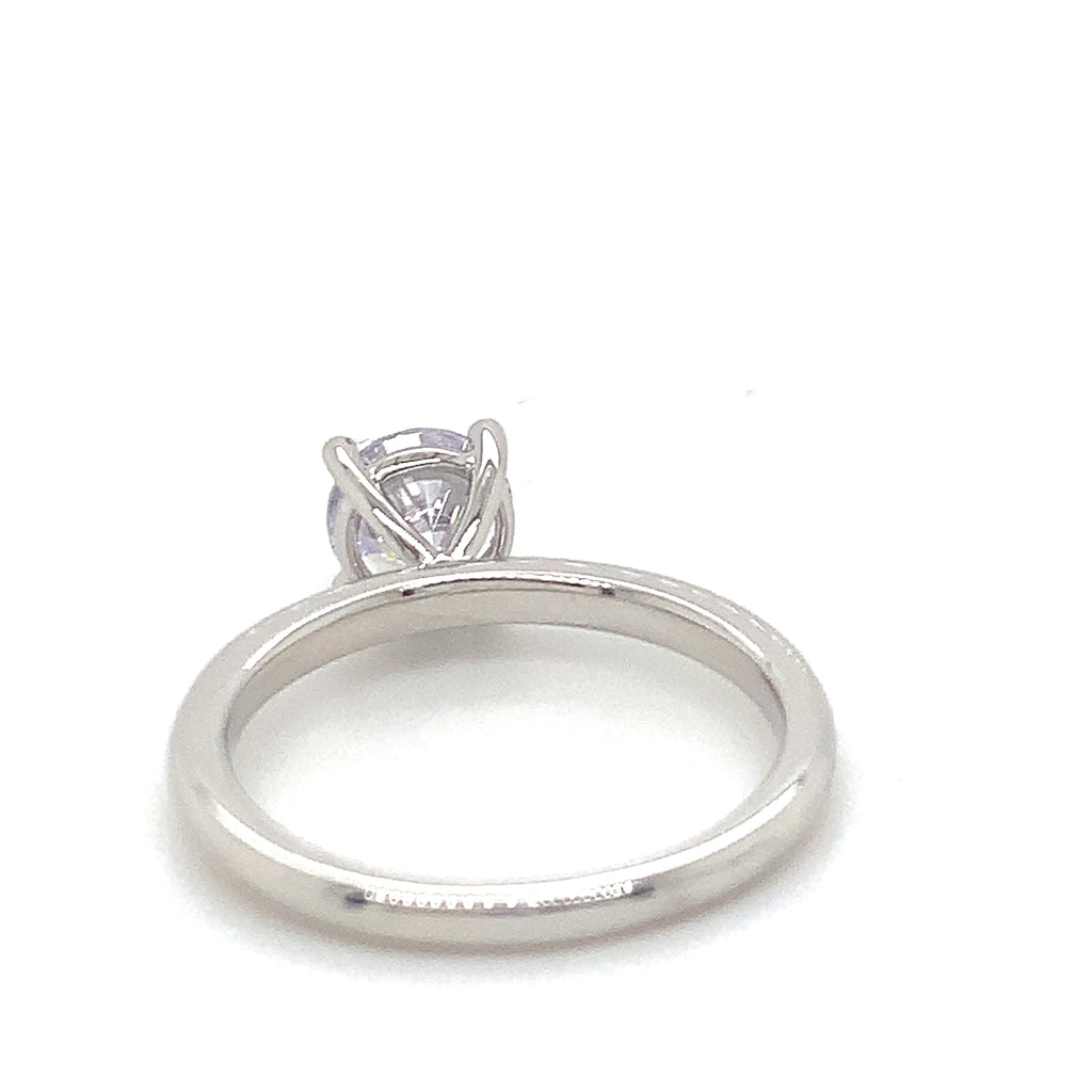 Minnie CZ Platinum Ring