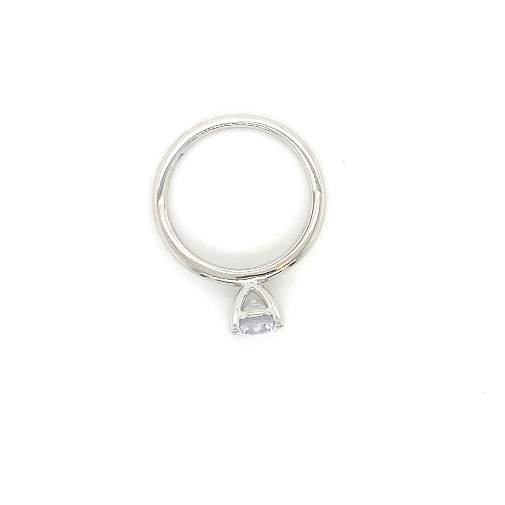 Minnie CZ Platinum Ring