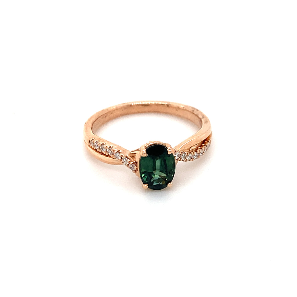 Tilly Blue Sapphire Infinity Band Ring