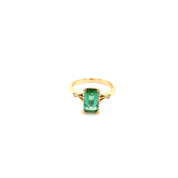 Indie Teal Tourmaline Ring