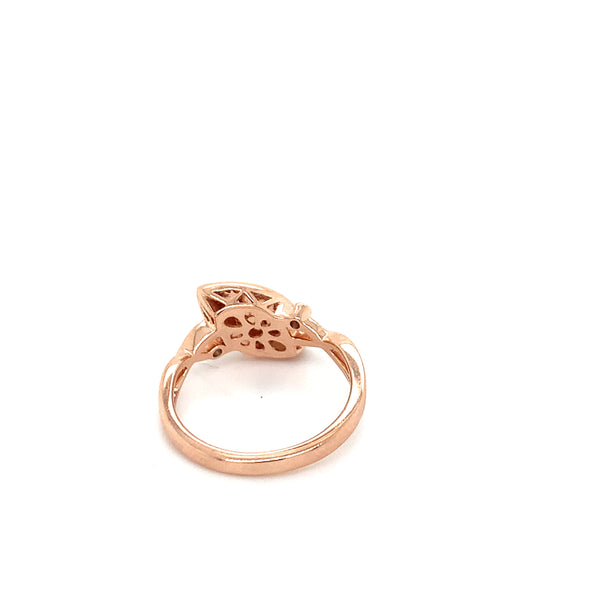 Angela Twist Vine Opal Rosegold Ring
