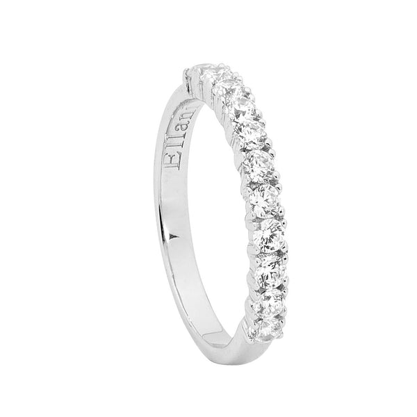 Ring - SS 11x WH CZ Ring
