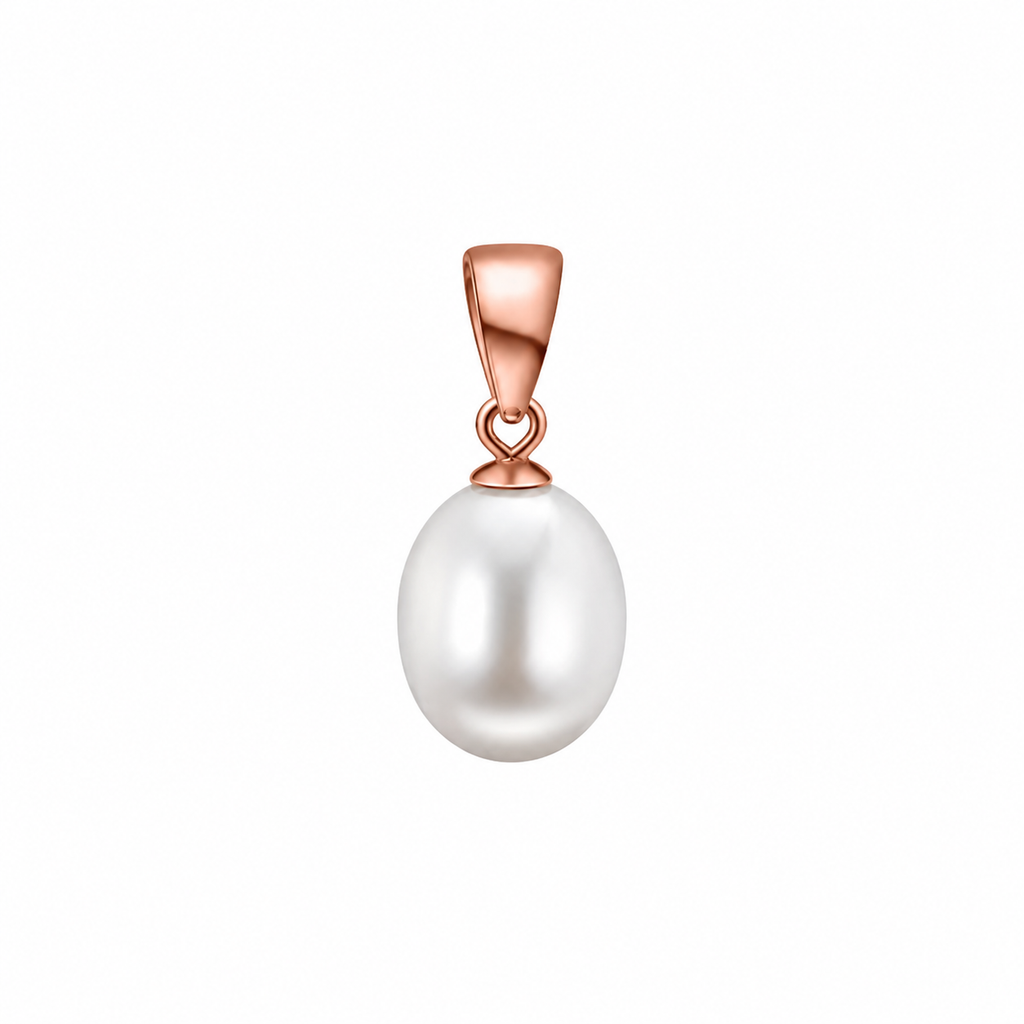 9ct RG White Drop FreshWater Pendant (chain not included)