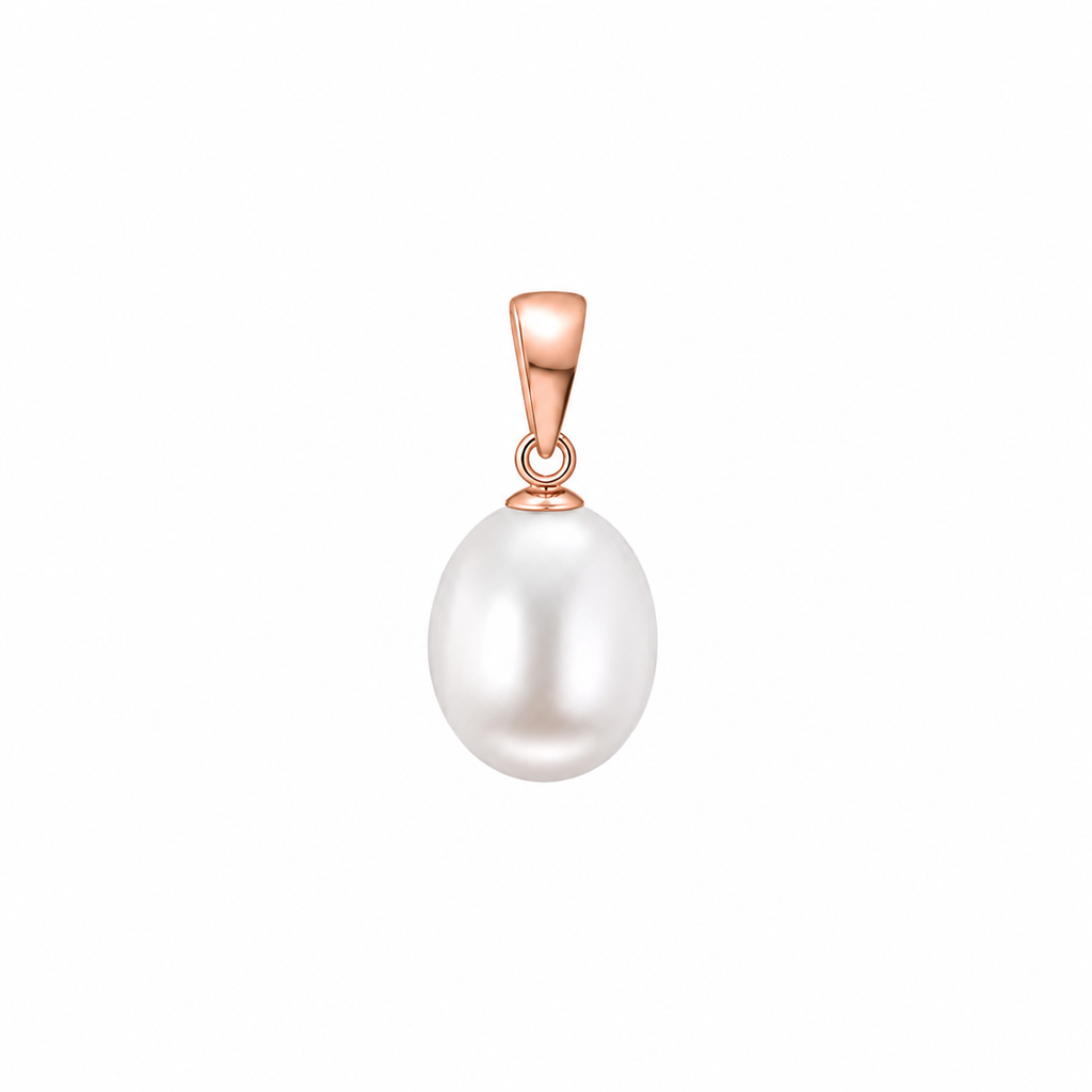 9ct RG White Drop FreshWater Pendant (chain not included)