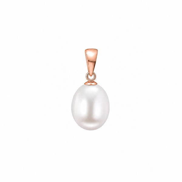 9ct RG White Drop FreshWater Pendant (chain not included)