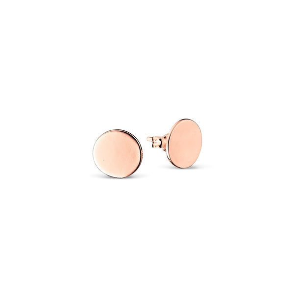 Earring - Rosegold Circle Studs