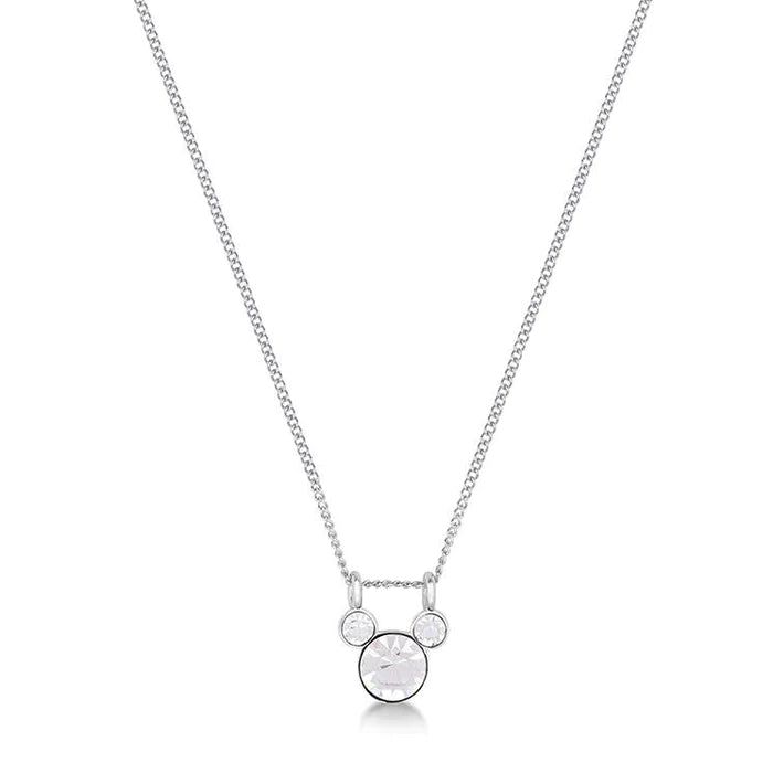 Mickey Mouse Birthstone Necklace - 12 colours available